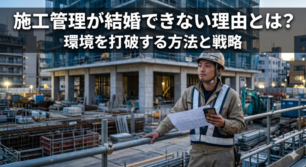 施工管理が結婚できない理由