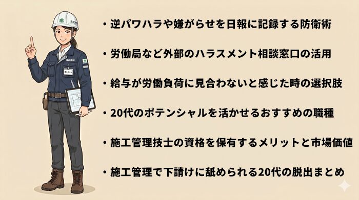 施工管理で下請けに舐められる20代の転職戦略