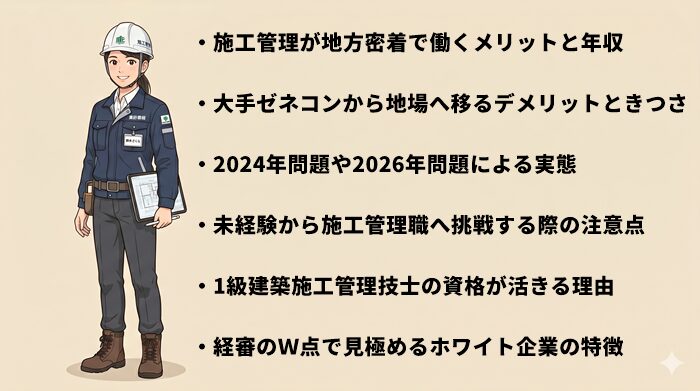 地場ゼネコンへ転職！後悔しない為のメリットとデメリット